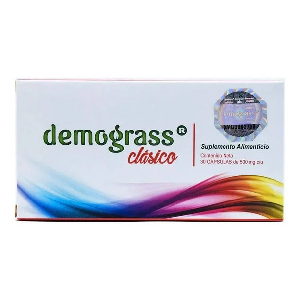 DEMOGRASS CLASICO 60 Capsules 500 mg. 2-PACK NUEVA PRESENTASION