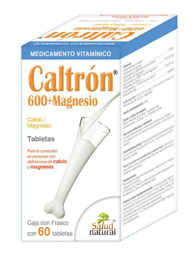 CALTRON 600 CON MAGNESIO 60 TAB SALUD NATURAL