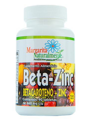Beta-Zinc 90 tabs 660 mg c/u