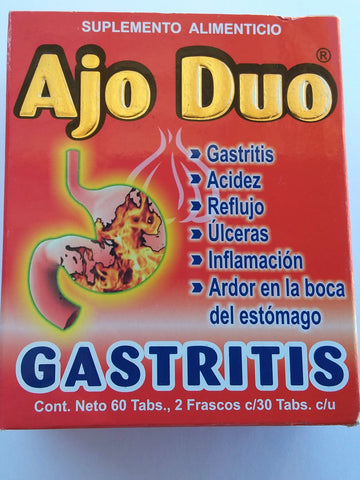 Gastritis Garlic Duo. 60 Tablets.