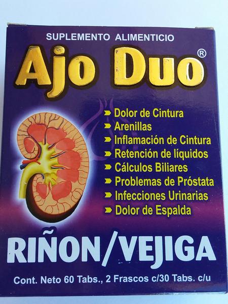 Riñon  Garlic Duo 60 Tabletas Kidney- NUEVA PRESENTACION
