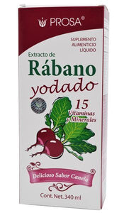 Jarabe De Rabano Yodado 340 Ml