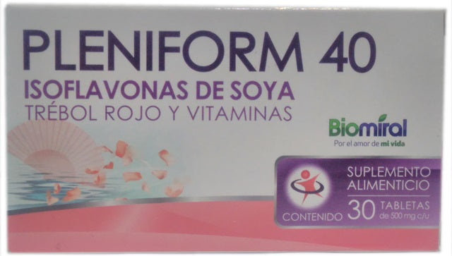 PLENI-FORM 40 30 TAB BIOMIRAL Auxiliar en la Menopausia