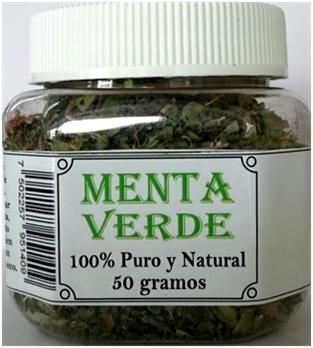 MENTA VERDE HOJAS 50 G 3 GENERACIONES