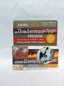 THE SENSUAL TEA 2 TABLETAS Auxiliar en falta de vigor o desempeño sexual
