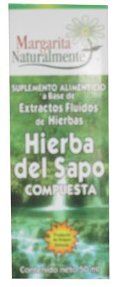 HIERBA DEL SAPO COMPUESTO EXTRACTO 50ML  MARGARITA NATURALMENTE