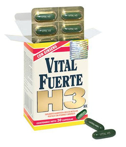 Vital Fuerte H3 Antioxidant 30 Capsules – Antioxidante