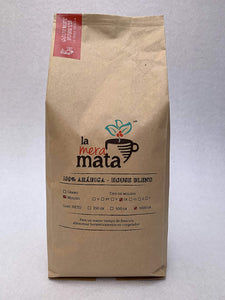 La Mera Mata Coffee. Ground, artisan flavor. 35 ounce bag