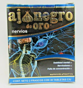 NERVIOS Ajo Negro de Oro 60 tabletas