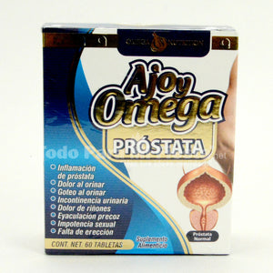 Próstata  Ajo y Omega 60 tabletas