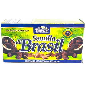 Brazillian Seed. Semilla Brazil 30 Tab Auxiliar en Bajar de Peso