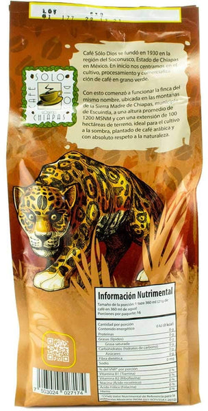 Copy of Solo Dios Coffee. Ground, artisan flavor. 35 ounce bag