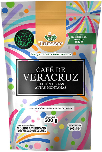 Tresso Coffee. Ground, artisan flavor. 17 ounce bag